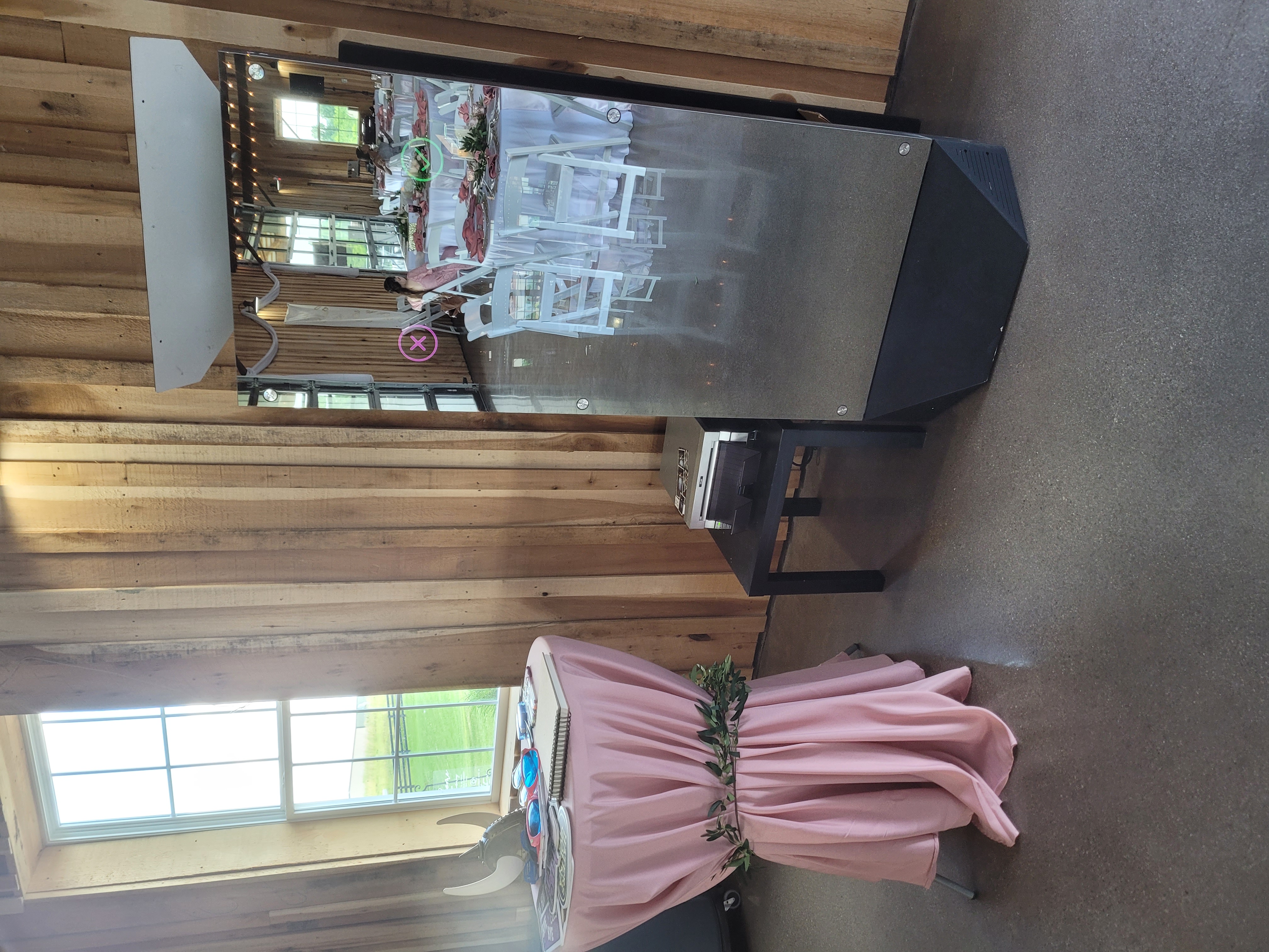 Mirror X full length mirror photo booth rental Cincinnati Ohio